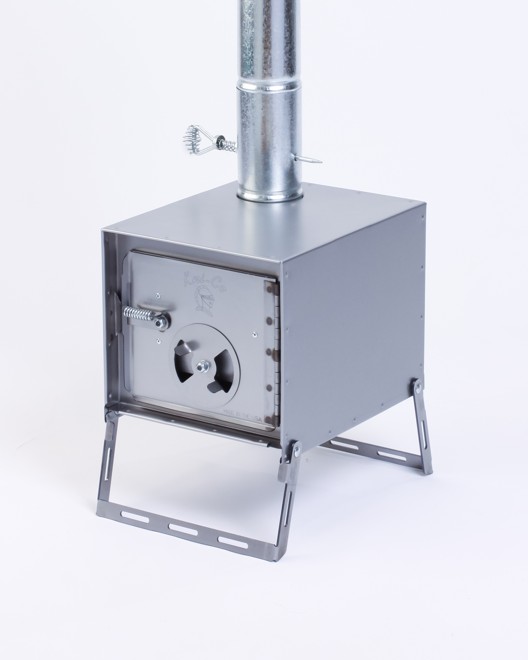 Packer Jr. wood camp stove and tent stove